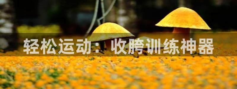 哈哈体育集团logo：轻松运动：收胯训练神器